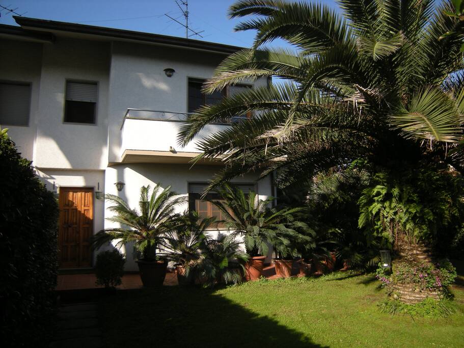 The front of the house