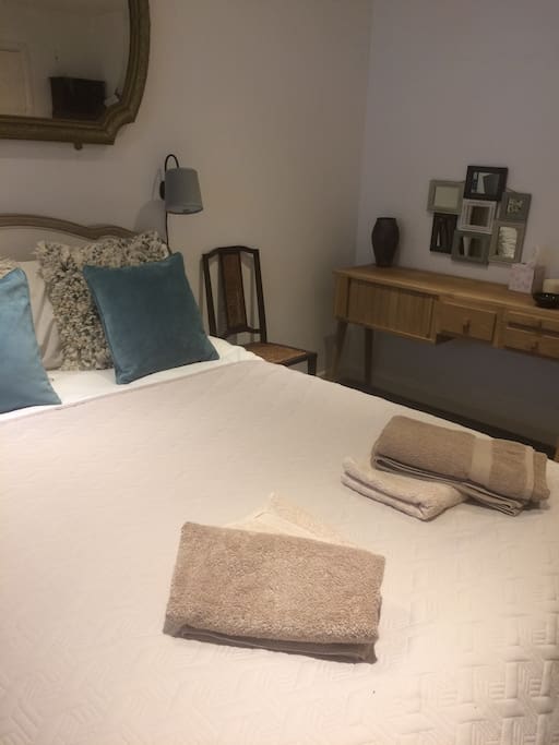 Double bed for a great nights sleep