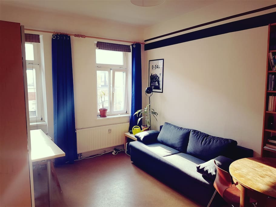 Wahn- und Schlafzimmer für deinen Aufenthalt / Living and Sleeping room for your stay