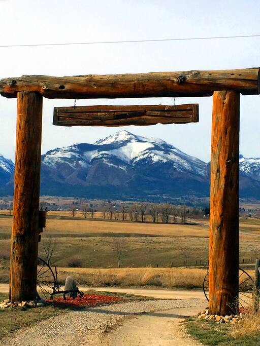 Entrance to cabin