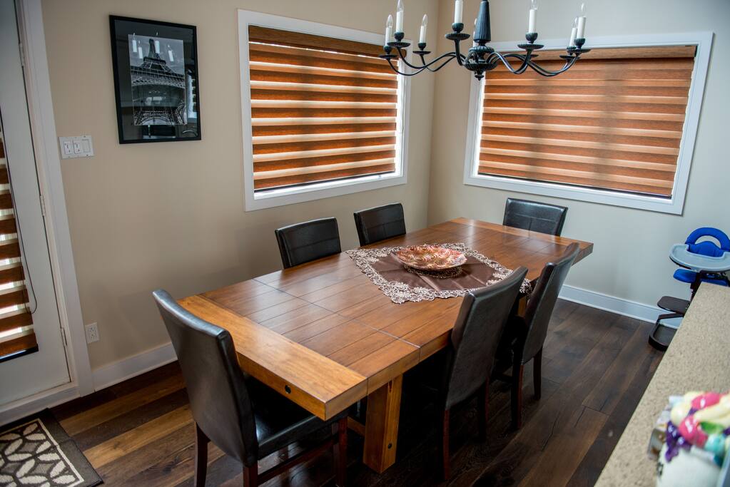 Large dining room table for 8