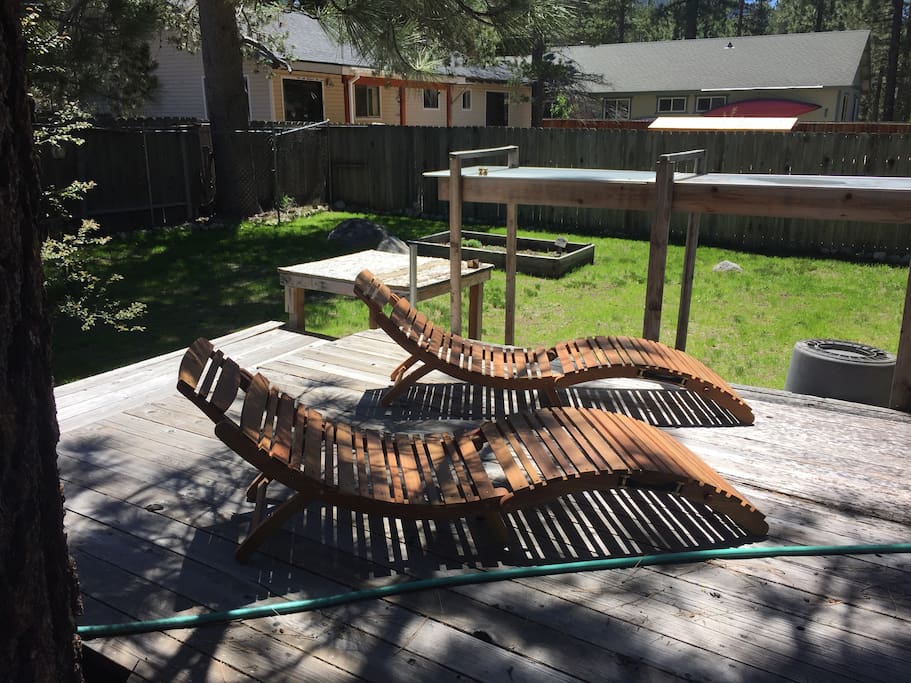 Back deck for serious relaxing