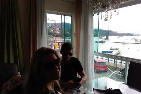 venha passar o final de semana com esse por do sol