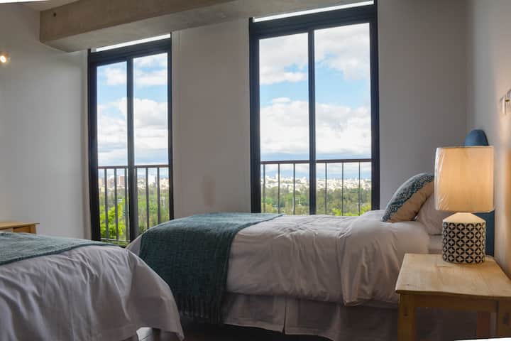 Втора спалня на второ ниво, също с 2 легла. 