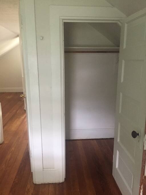 Private closet space