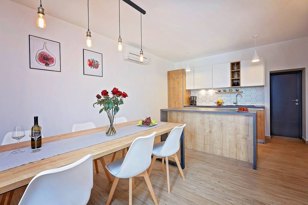 Kitchen and dining room