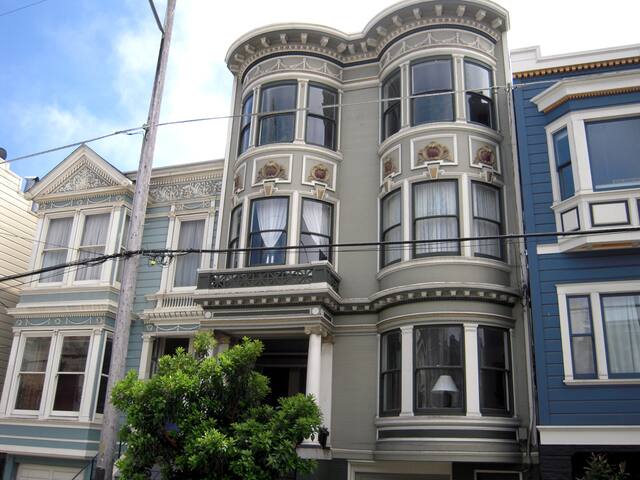 Image result for 1960 san frncisco old victorian front door stair pictures