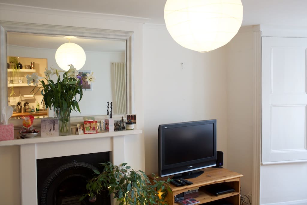 Living room with TV