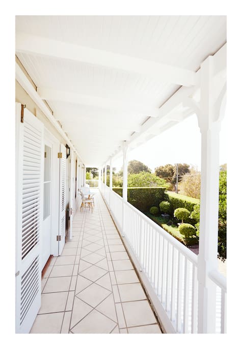 Front balcony facing street