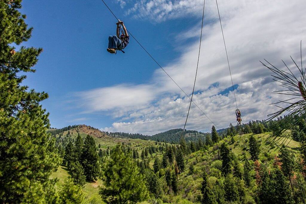 Zip line near by!