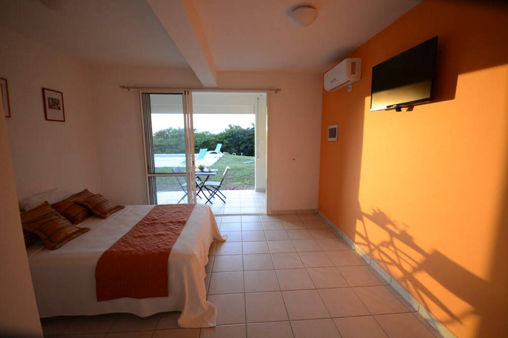La chambre avec vue jardin