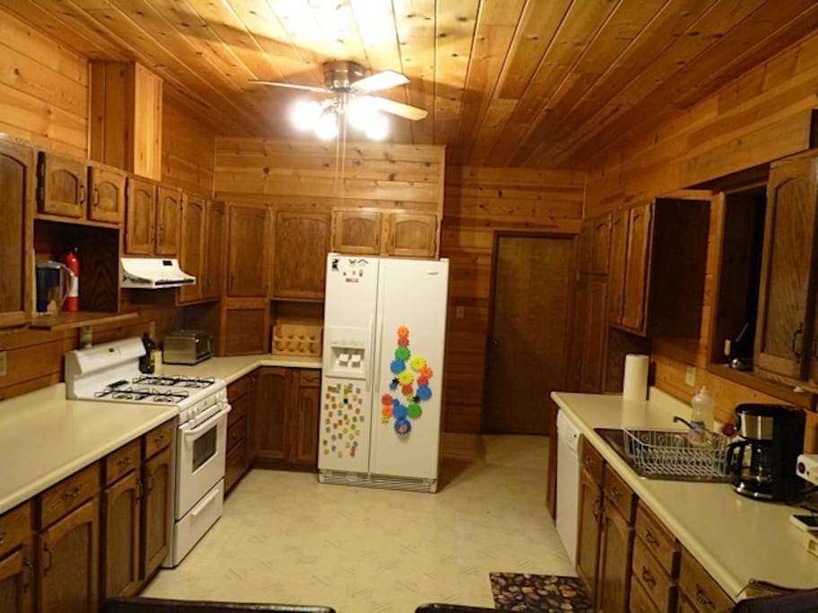 Fully stocked kitchen
