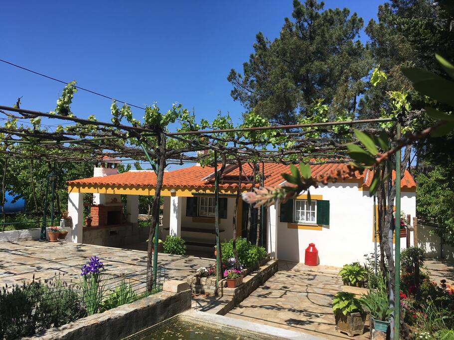 A casa de férias em quinta com cerejal.