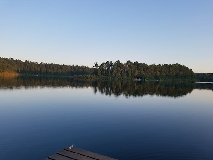 Awesome Lake Home Barnes , WI on snow/ATV trails Houses for Rent in