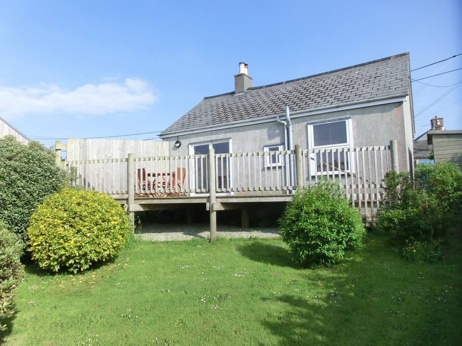 Cottage and deck