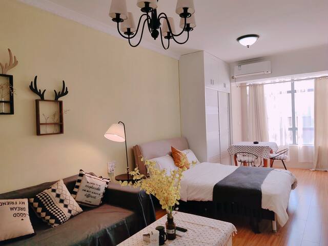 梓山湖畔万达对面北欧清新风一居室