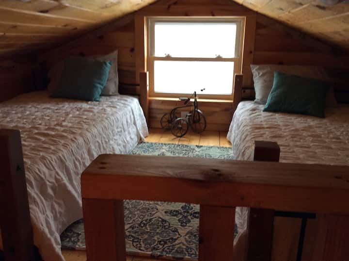 The loft that sleeps two.