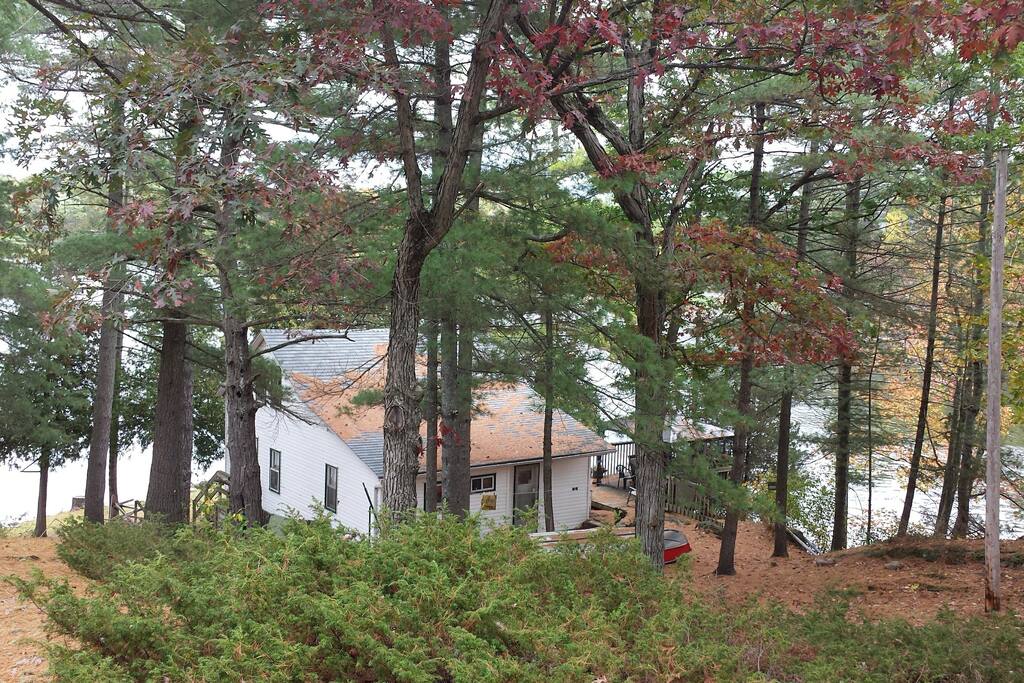 view of cottage from above