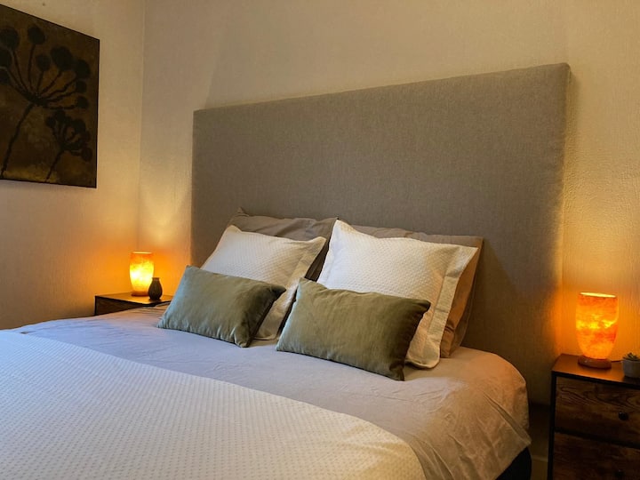 La chambre du milieu dispose de 2 lits simple avec couettes séparées. Si nécessaire, ceux-ci peuvent être rapprochés. Les lits sont de 200x80cm.
