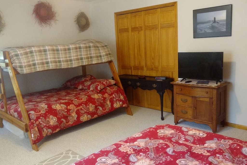 Bunk bed with a full and twin