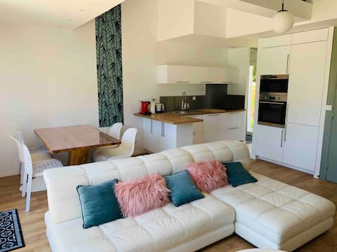Top Airbnb: Stella beach house, 1500 m from the sea, quiet area à Cucq