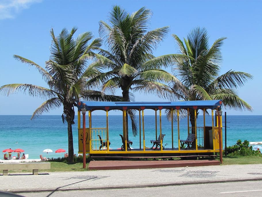 View from the beach