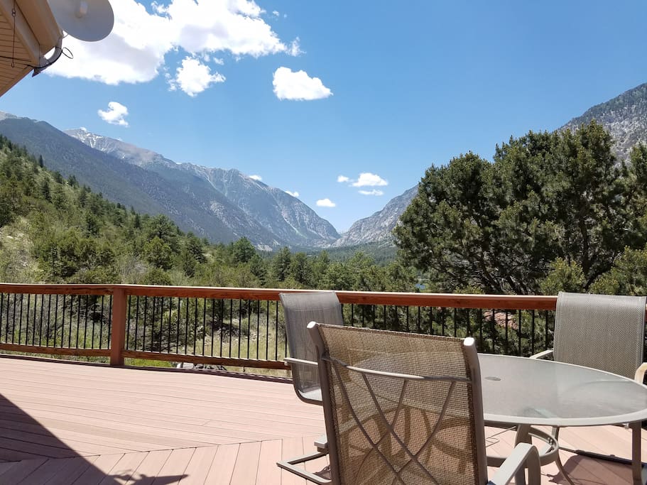 View of the Continental Divide to the west