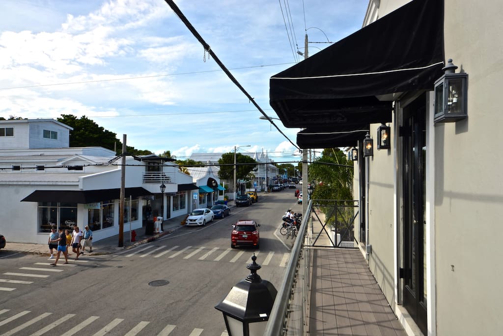 Private Balcony overlooking world famous Duval St.