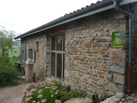 House in the heart of the Beaujolais Vert.