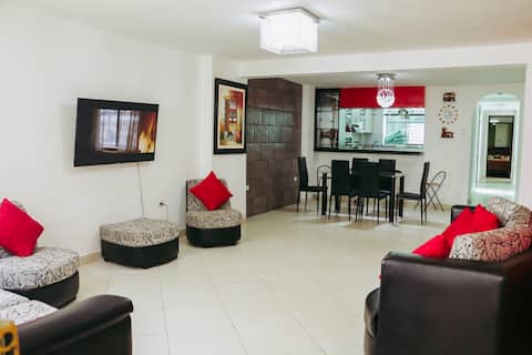 Beautiful, very cozy family house on the first floor.