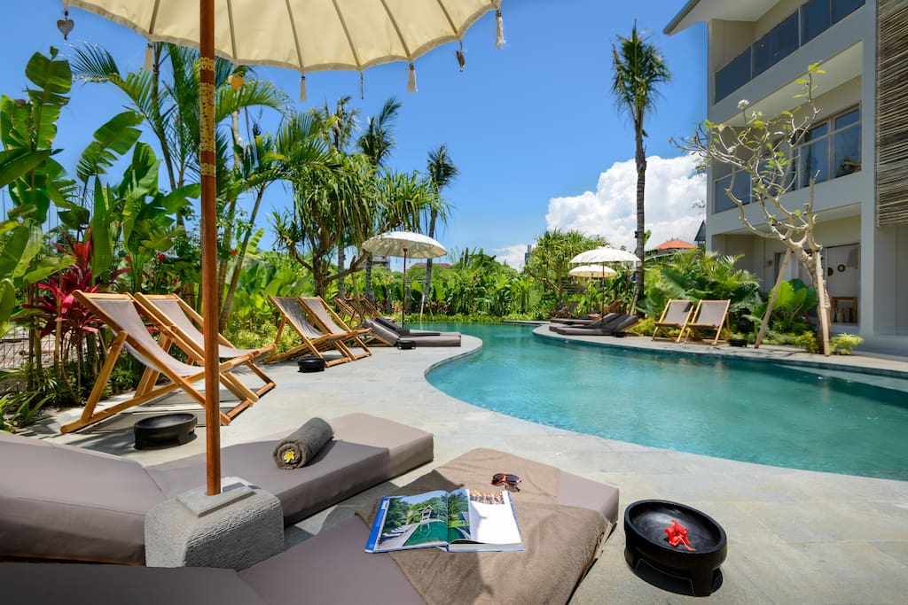 After a long day exploring Bali island it's great to have a nice place where to relax !
