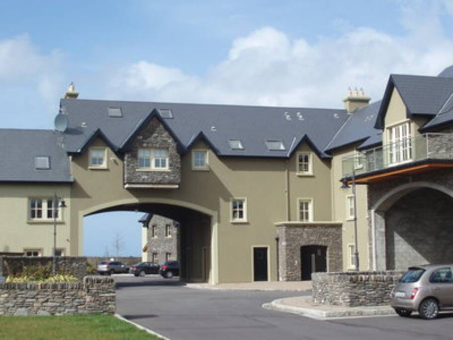 Courtyard of Springwell Gardens (Shows Entrance Door to Apartment)
