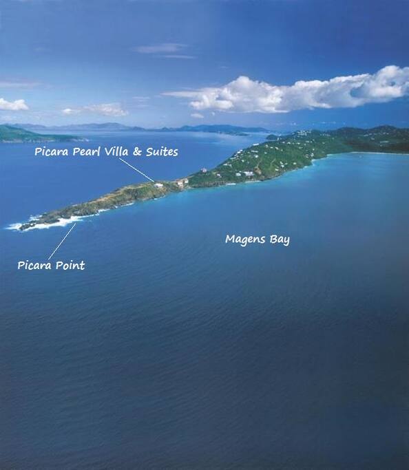Picara Point - Villa closest to this Point for your privacy and gorgeous views!