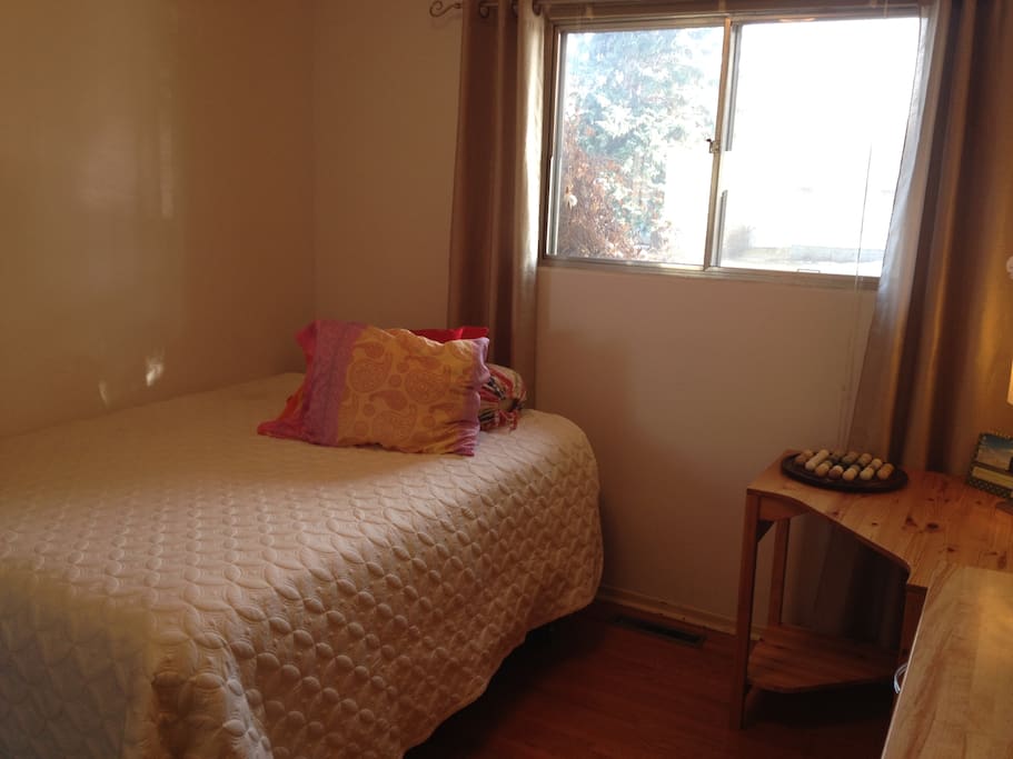 comfy double bed, can fit two!