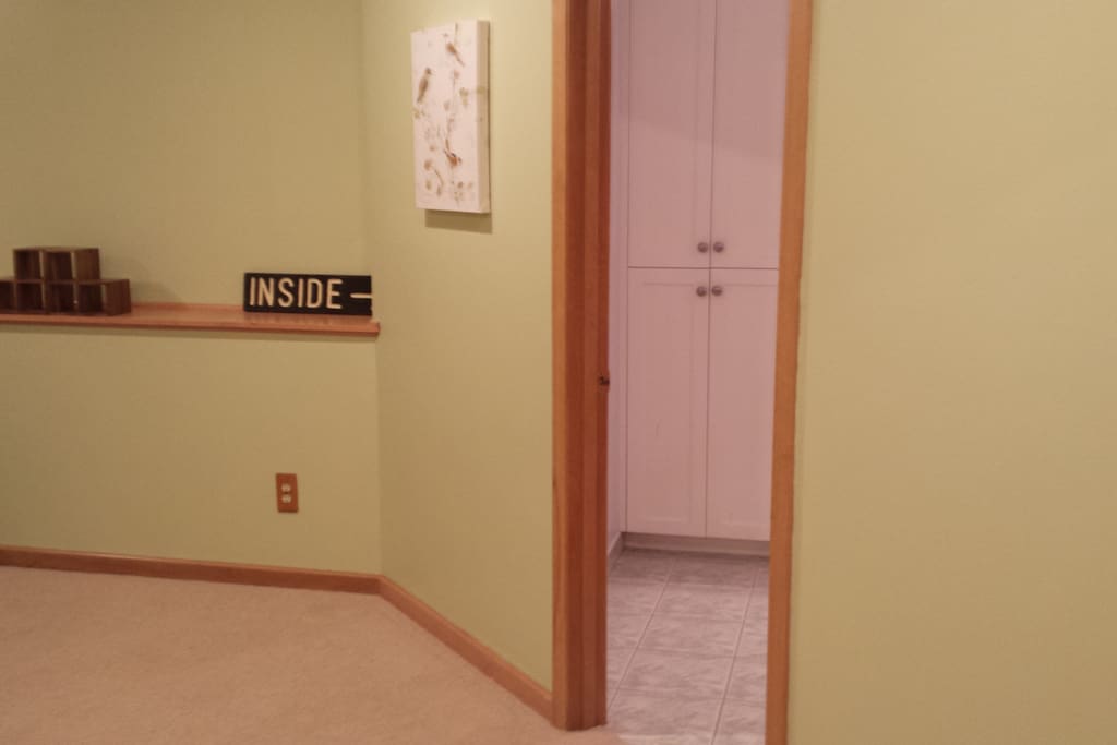Attached bathroom.