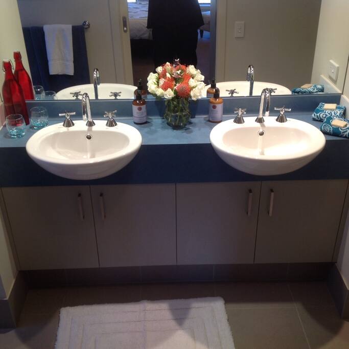 The ensuite off the main bedroom, for your private use.