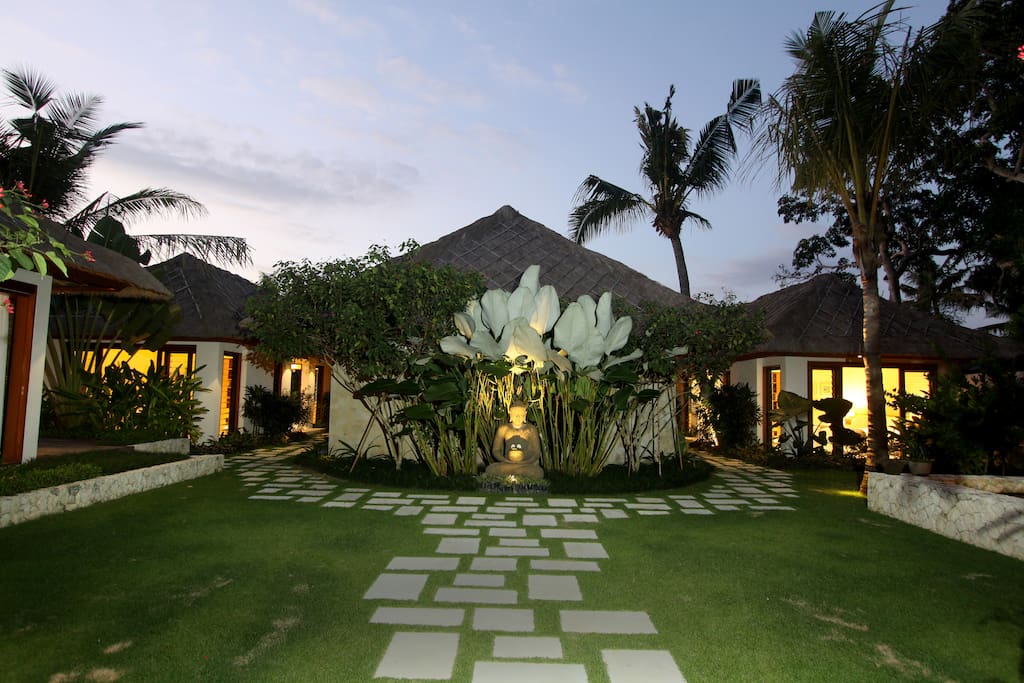 Villa Pantai is nestled amongst stunning tropical gardens