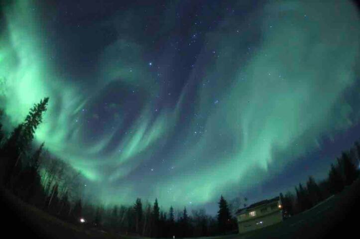 Chasing Aurora above Chena Lake-A