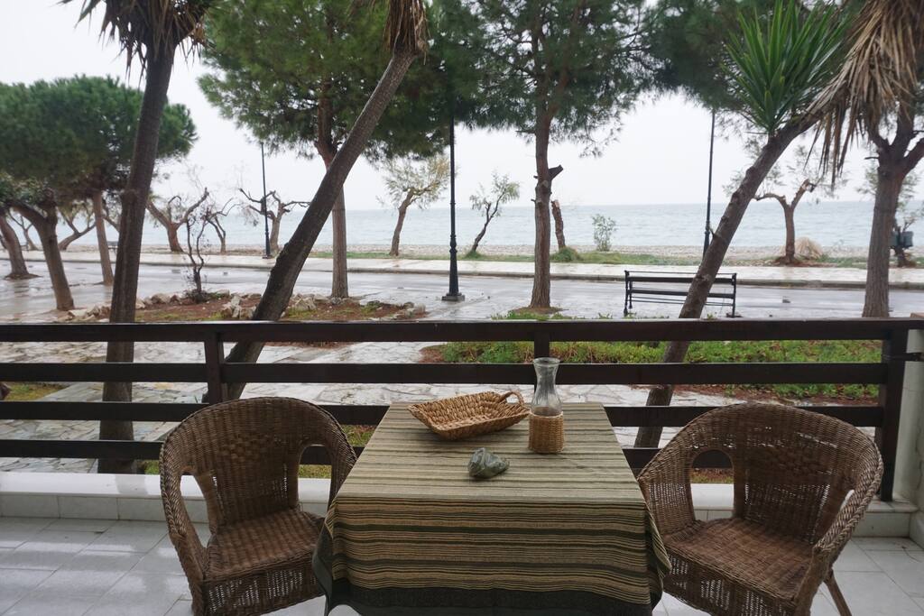Το μπαλκόνι του διαμερίσματος