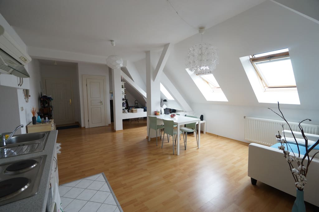 living room with sofa