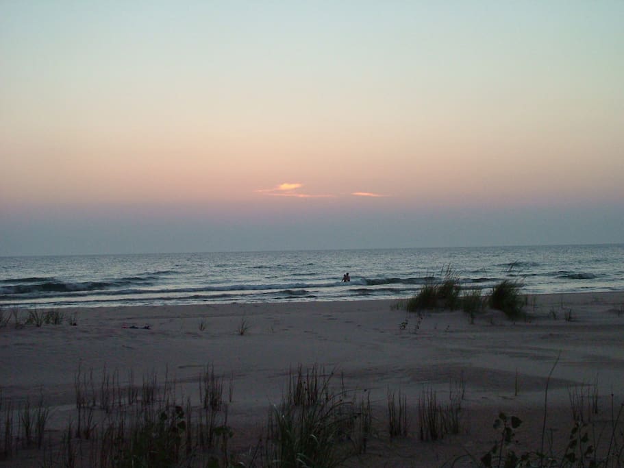 View of Beach from top of dune
