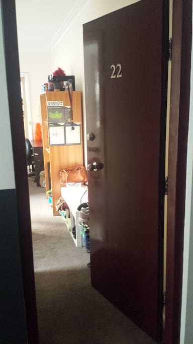Getting into the apartment
