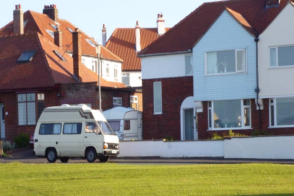 B & B free unlimited street parking