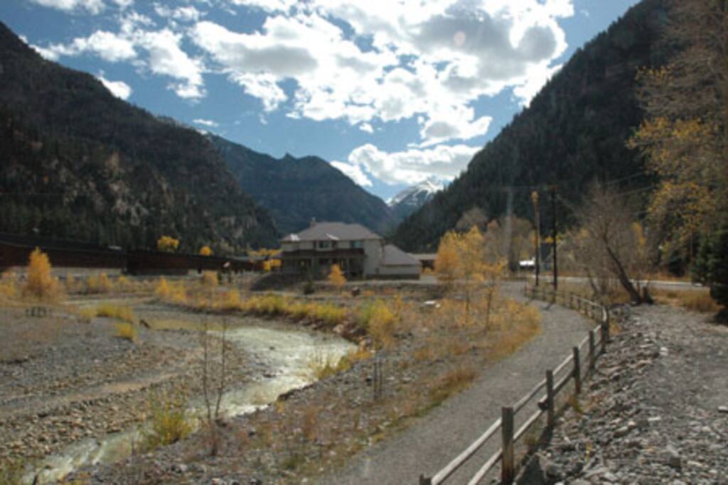 River Walk Located Across The Street