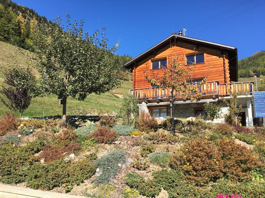 Chalet en automne
