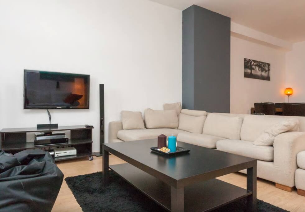 TV has been replaced with 55inch Smart TV + Playstation 4