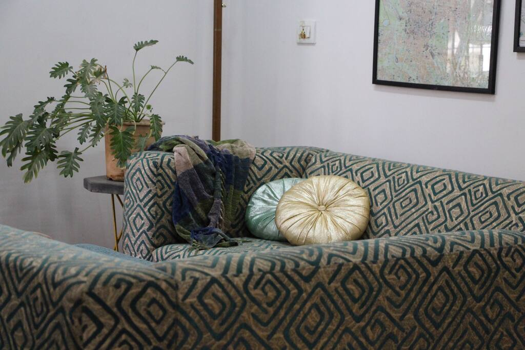 Comfy, firm couch