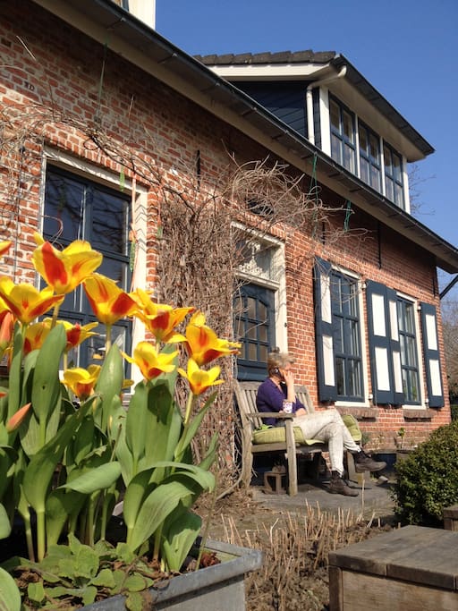 Voorkant huis (zuidzijde)