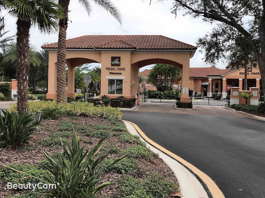 Entrance of the resort