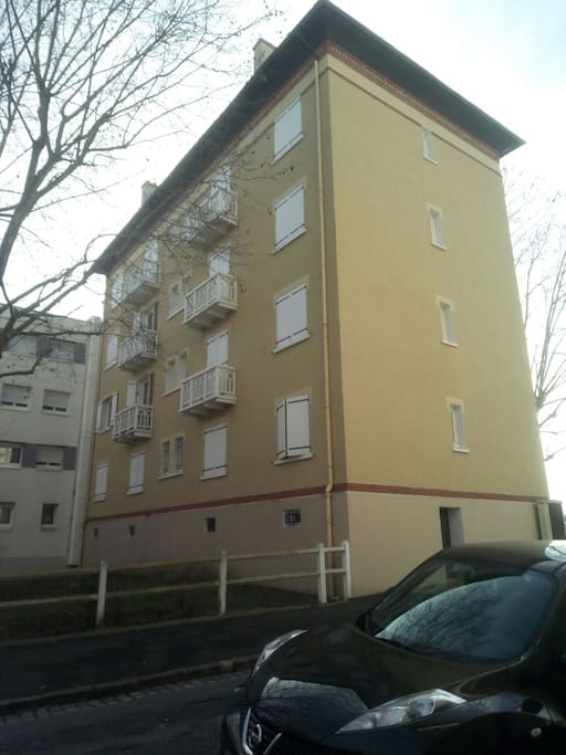 Façade arrière de l'immeuble